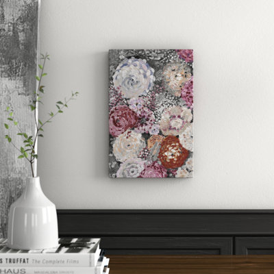 Peony Punch - Wrapped Canvas Painting