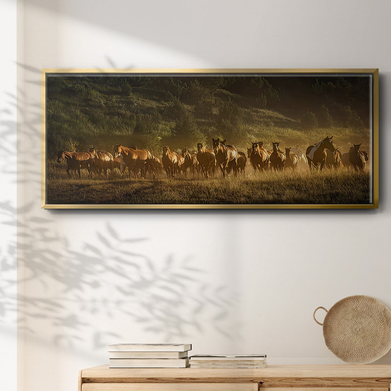 Wild and Free III - Toile encadrée, H 24 po x l 60 po