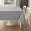 Les nappes de qualité supérieure en lin texturé sont imperméables et résistantes aux éclaboussures pour la nappe du buffet de salle à manger.
