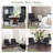 Corduroy Upholstered Solid Wood Dining Chair Side Chair (Set of 6)-105356786