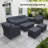 Fionnula Rattan Outdoor Conversation Sets Group Seating Patio Furniture Covers