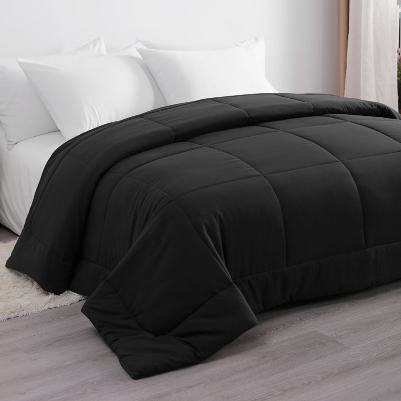 Édredon en microfibre , Édredon très grand, Noir