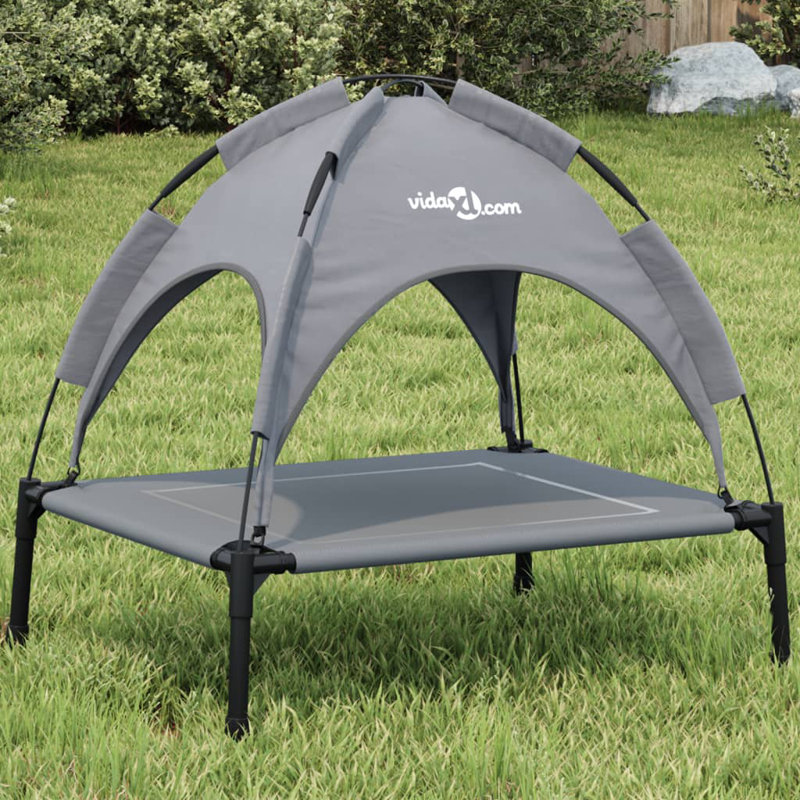 Oxford Fabric Pet Bed, Light Grey, 60cm H x 63cm W x 49.5cm D