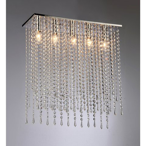 Lustree en cristal 5 lumières Genaro