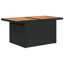  Ensemble de canapé de patio 8 pièces avec coussins en rotin de polyester noir