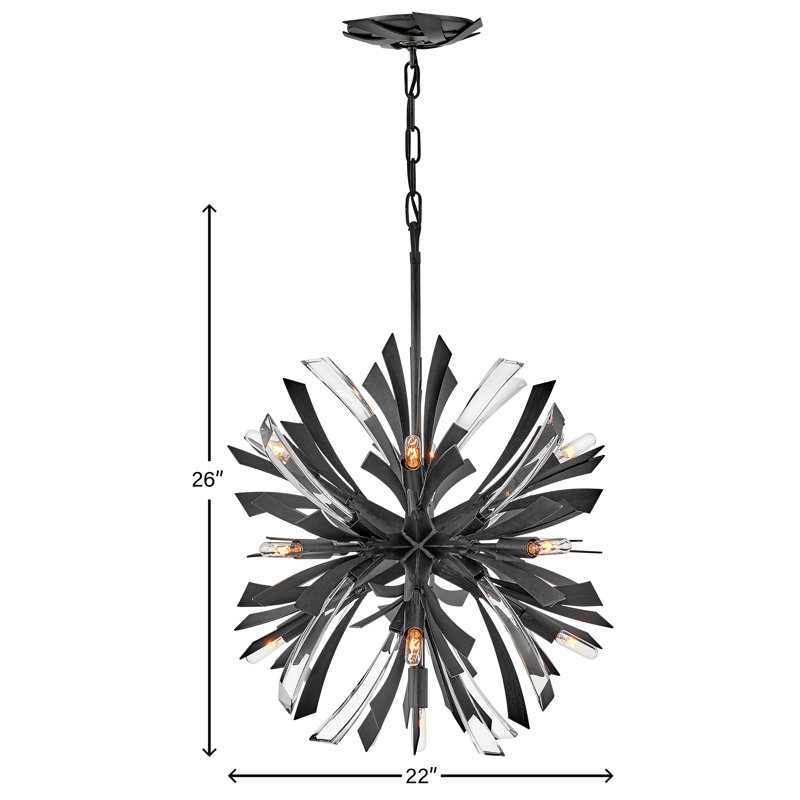 Vida 13 - Light Geometric Chandelier