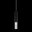 Idske 1 - Suspension DEL intégrée cylindrique moderne et minimaliste à éclairage DEL intégré pour chambres contemporaines, îlots de cuisine et couloirs modernes-139747224