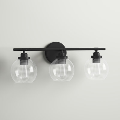 Hegland Dimmable Vanity Light in Matte Black
