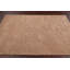 Tapis touffeté à la main en laine / soie brun clair