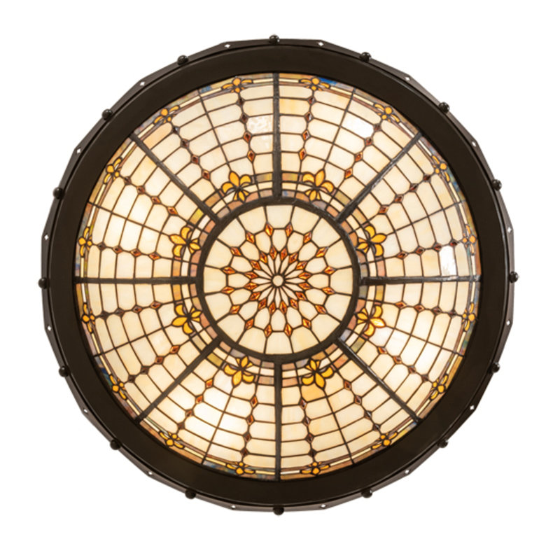 Fleur-de-Lite 4 - Light Semi Flush Mount