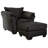 Darcy Upholstered Armchair with Ottoman-89062536