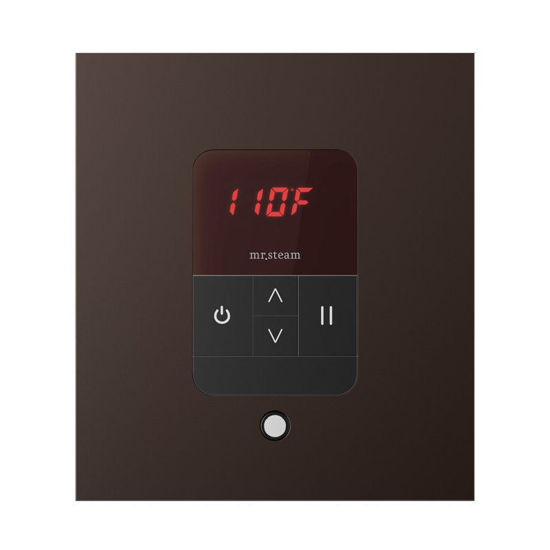 Contrôle de la douche à vapeur carrée et tête de vapeur ITempo, Bronze huilé, bronze