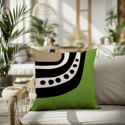 Oreiller carré réversible intérieur / extérieur Tobe Minimalist