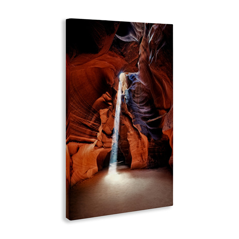 Art mural sur toile Lofing Cliff Cave par William Penhallow Henderson, H 24 po x l 16 po