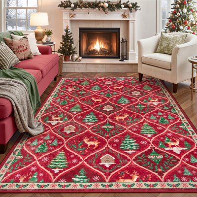Laziya Christmas Rug