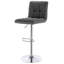 Dequincy Swivel Upholstered Adjustable Height Counter Stool with Metal Frame-900601479