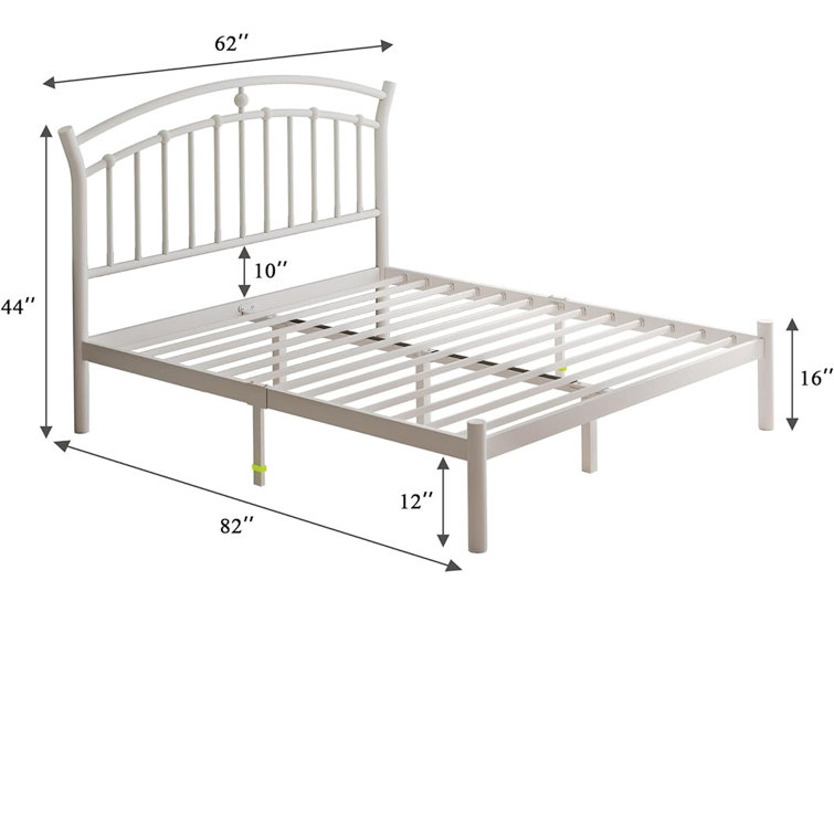 Red Barrel Studio® Metal Open-frame Bed 