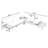 Raayan 93.82 " W L-Shaped Solid Wood Loveseat with Cushions