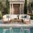 Theodore Acacia 6 - Person Patio Conversation Set with Cushions-1548892624