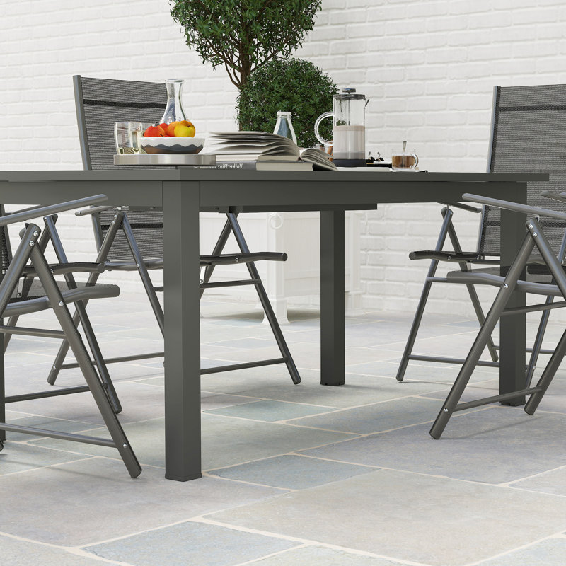 Rectangular Extendable Outdoor Dining Table , 220cm cm W 90cm cm D