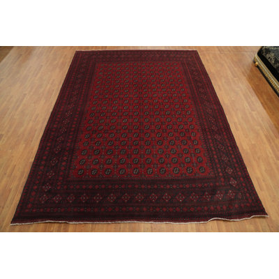 All-Over Oriental Afghan Area Rug 10x13