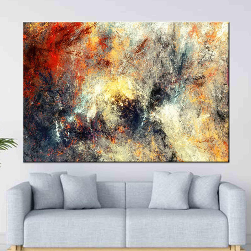 Stunning Contemporary Canvas Art Poster With Abstract Accents Perfect for Modern Wall Decor and Luxury Aesthetic