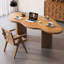 Bureaux en bois massif brun Free Form-107978794