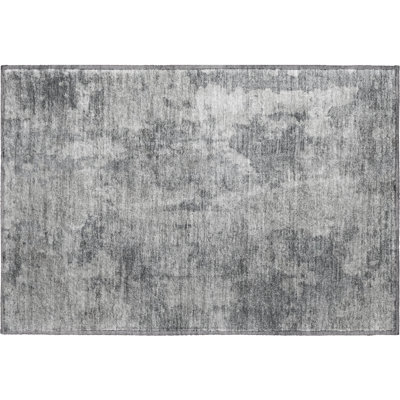 Premium Machine Washable Cerrito AMF573 Gray Rug