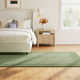 Dolma Handmade Hand Loomed Wool Medium Green Area Rug