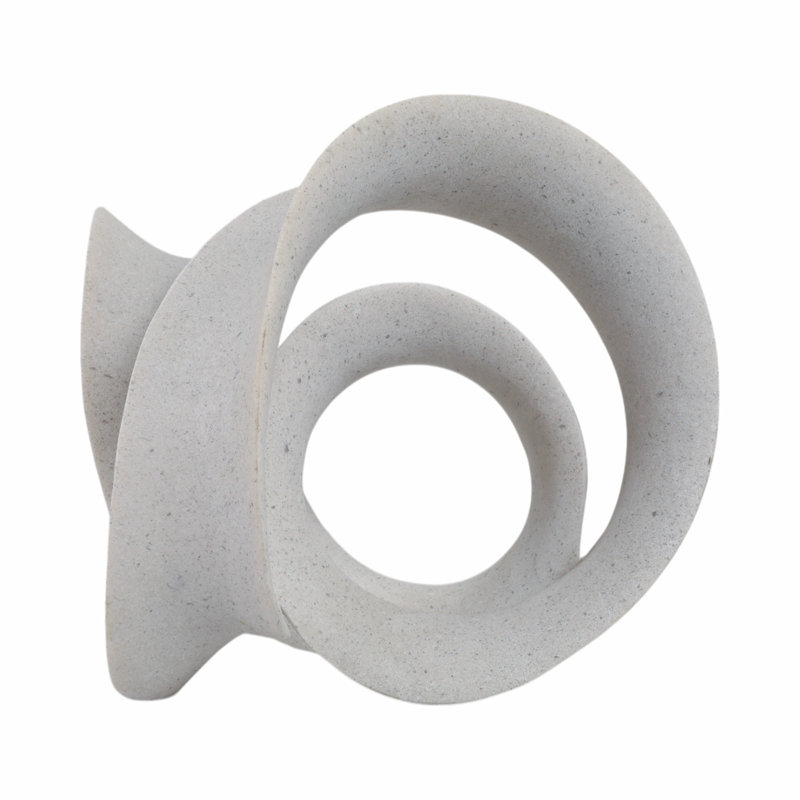 Sagebrook Home 13" Menen Large Loop Statuary, Gray