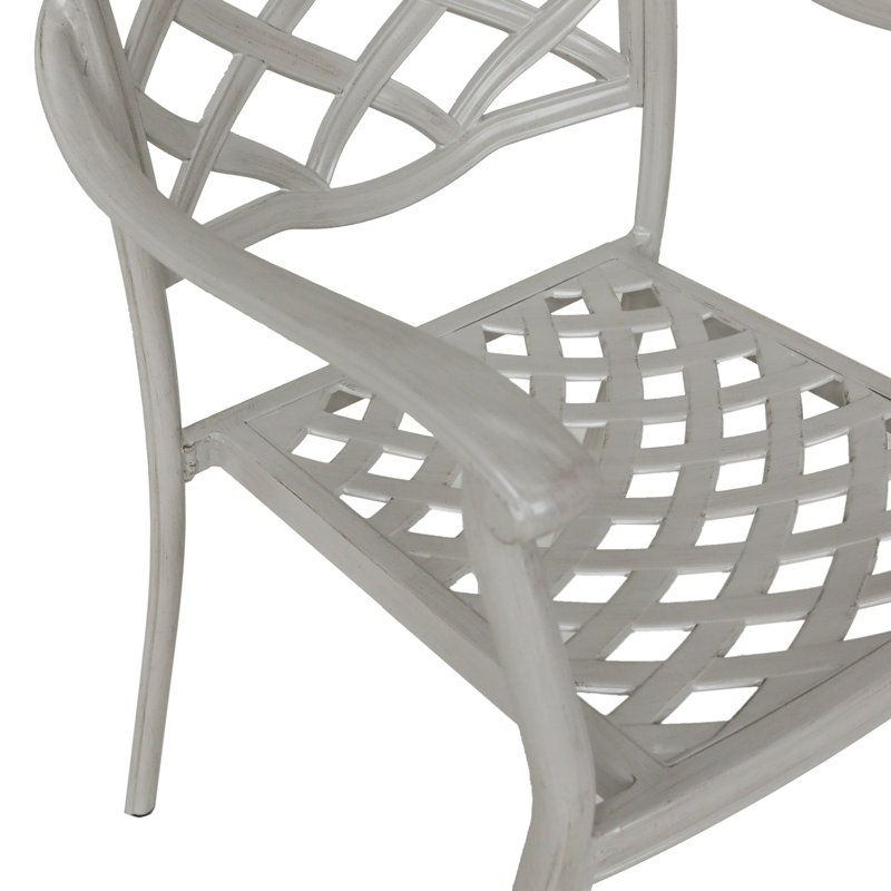 Chaise de patio Annecorinne, Basalte, Blé cendré