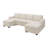 Rundey Corduroy Sleeper Sectional Pull Out Sofa Bed With Storage Seat-119112798
