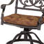 Chaise de patio pivotante avec coussin Arrey-16543731