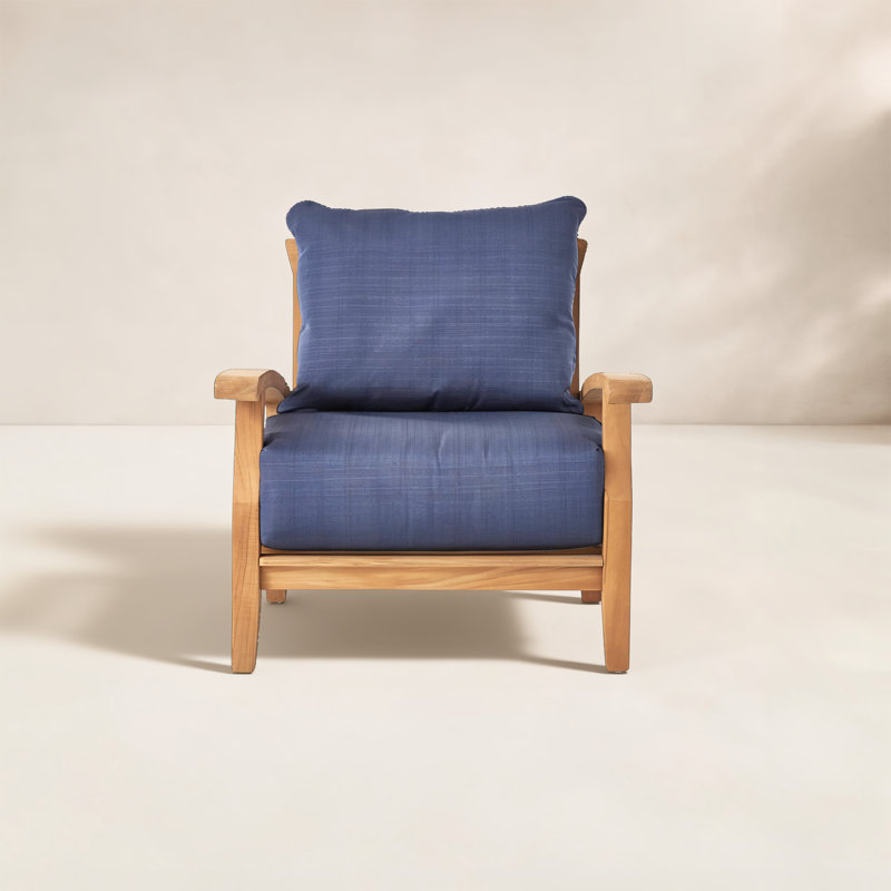 Ensemble de conversation avec coussins Summerton, Marine 