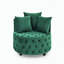 Chaise pivotante rembourrée pour le salon