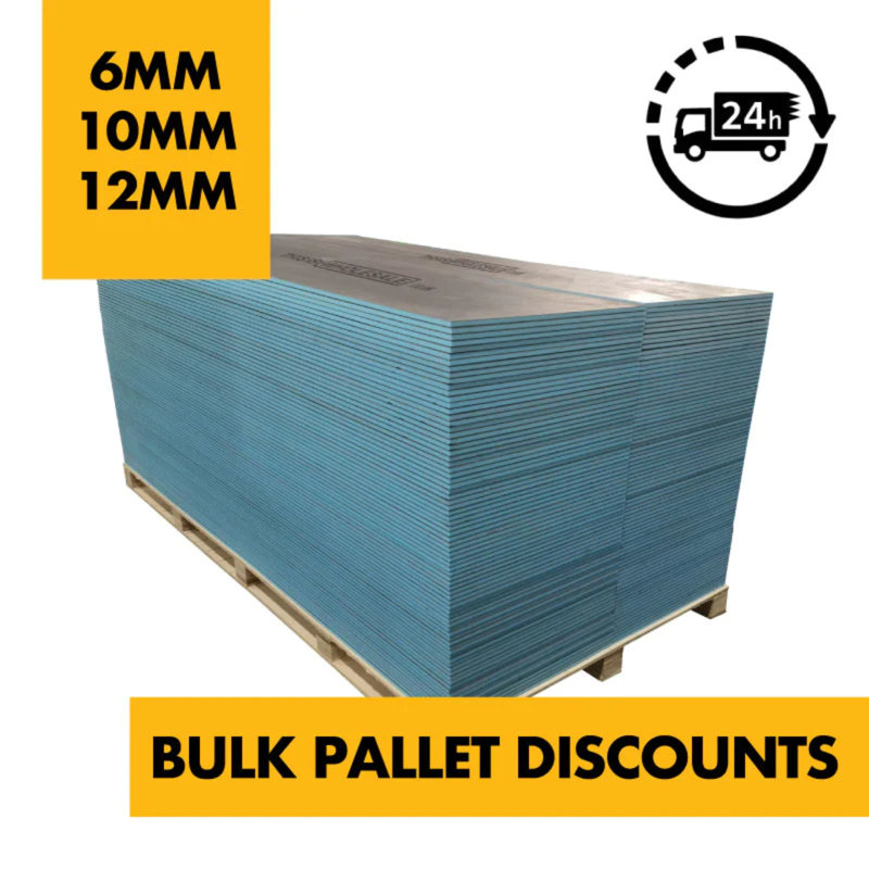 12mm Tile Backer Board Pack of 50 with 750 Steel Washer Discs and 5m Waterproof Membrane Tape