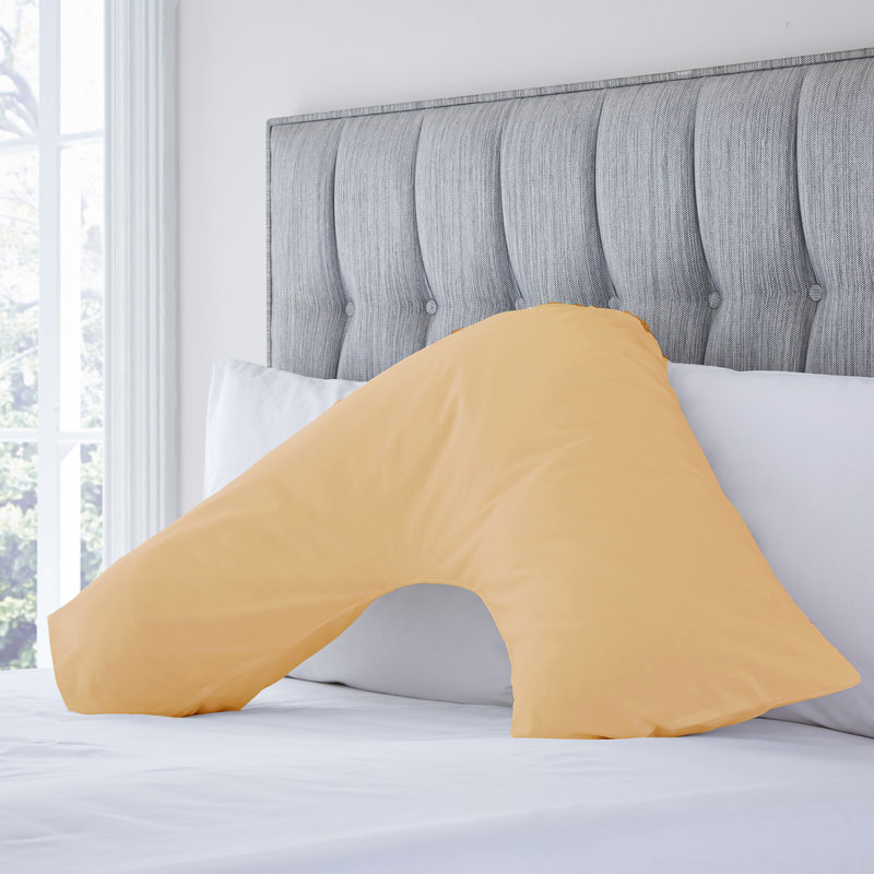Izyan 100% Cotton Percale Pillow Case, Biscuit