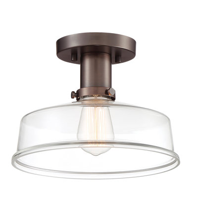 Plafonnier semi-encastré à cuve 10,75" 1 light Glenrock