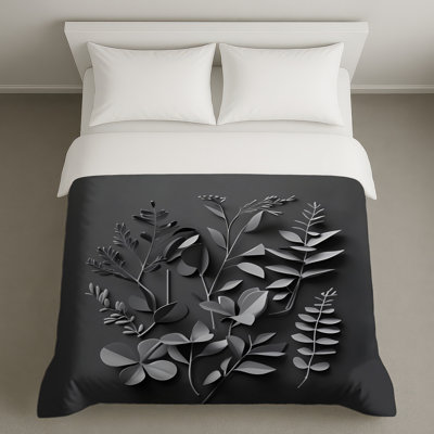 Housse de couette Leaves Bedding Nature Minimalist