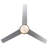 52" 3-Blade Standard Ceiling Fan with pull chains, Light Kit Included