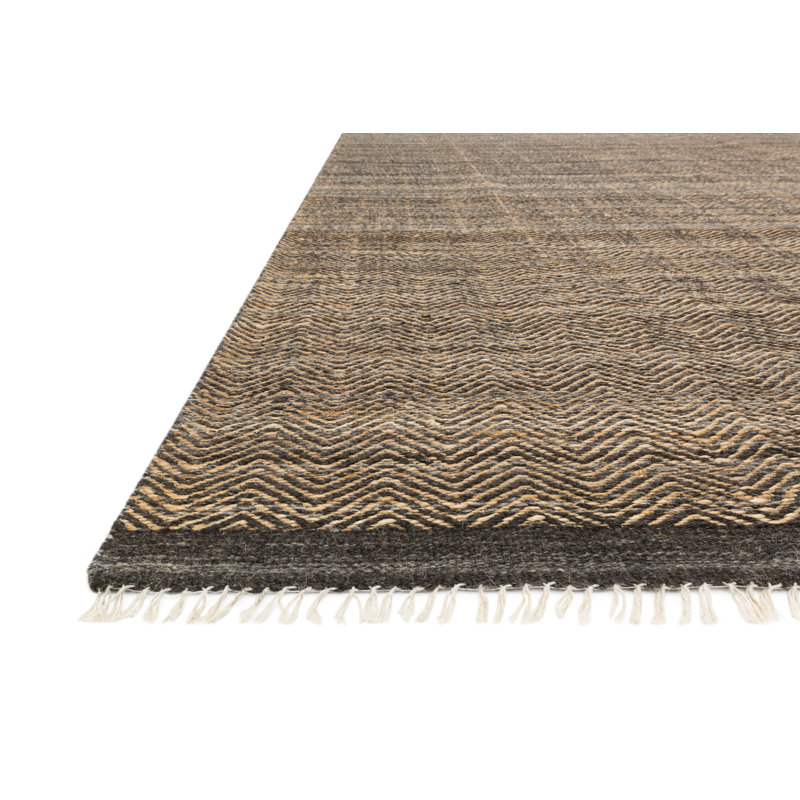 Tapis moka tissé à la main Nikki, Rectangle 5 pi x 7 pi 6 po