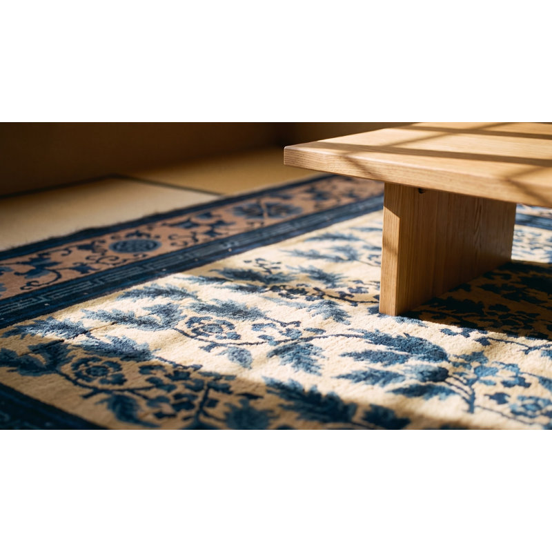 Antique Chinese - Mongolian Knotted Rug