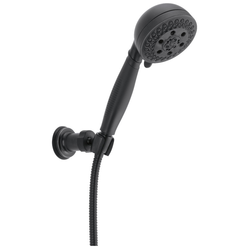 Universal Showering Components Handheld Shower Head with H2oKinetic Technology, Matte Black