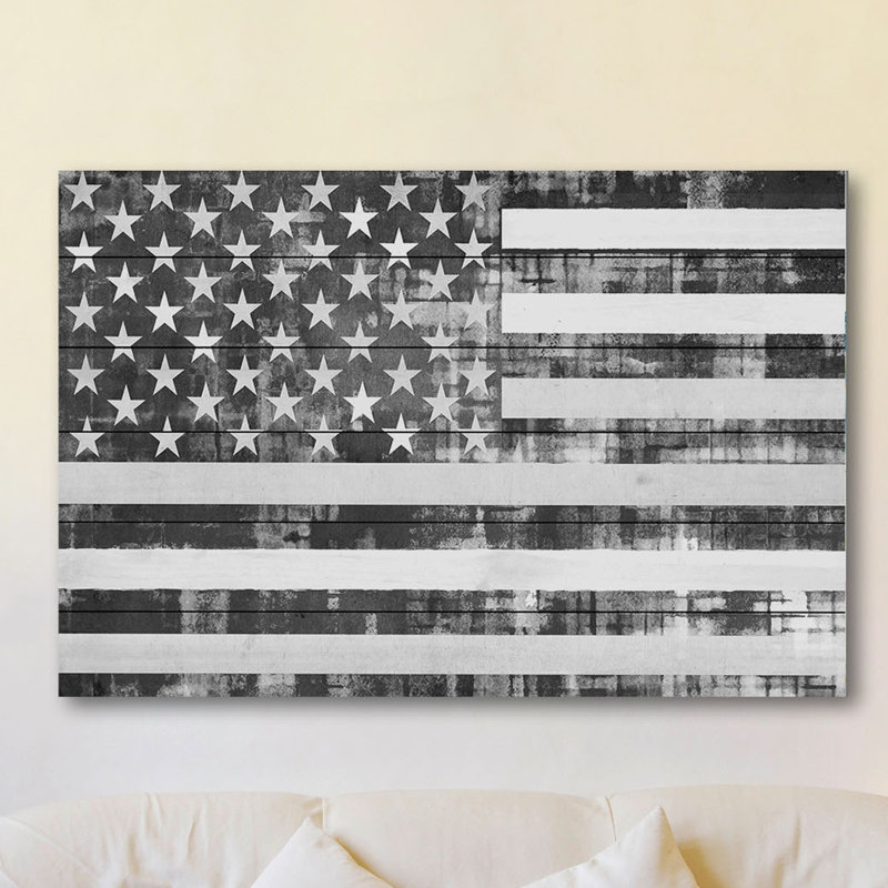 «Gattaca American Dream» par Parvez Taj, reproduction sur bois, H 40 po x l 60 po x P 1,5 po