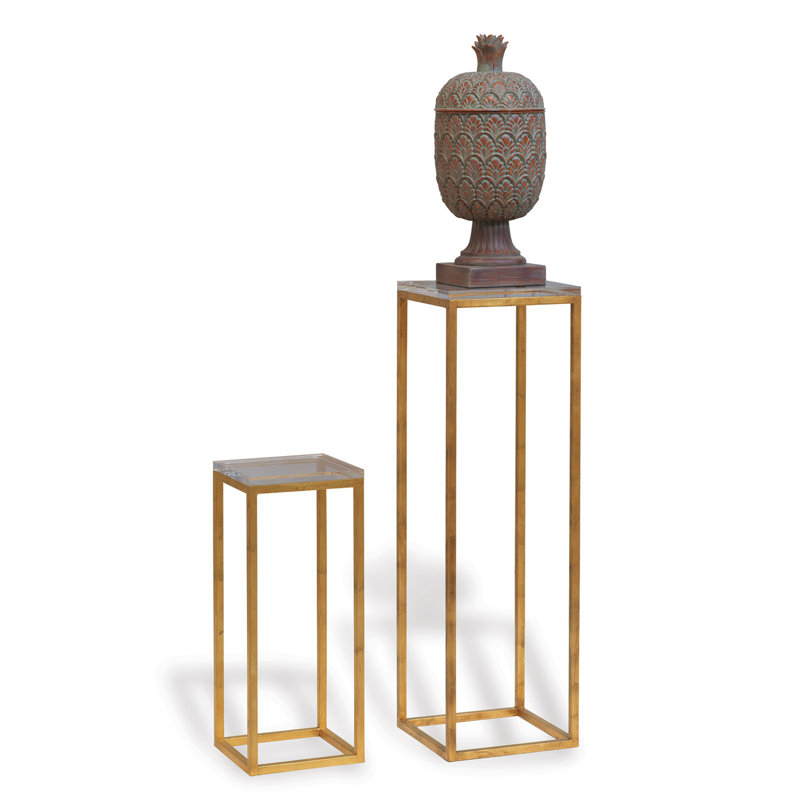 Drake Nesting End Tables, Gold Leaf