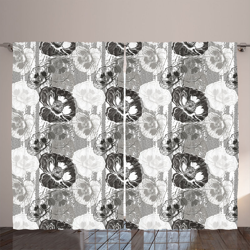 Semi Sheer Curtain Pair
