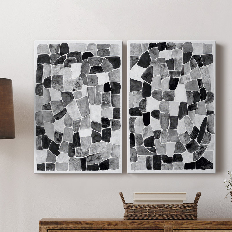 Toile tendue avec châssis noir et blanc I-Premium Gallery - Prêt à être accroché, H 18 po x l 24 po