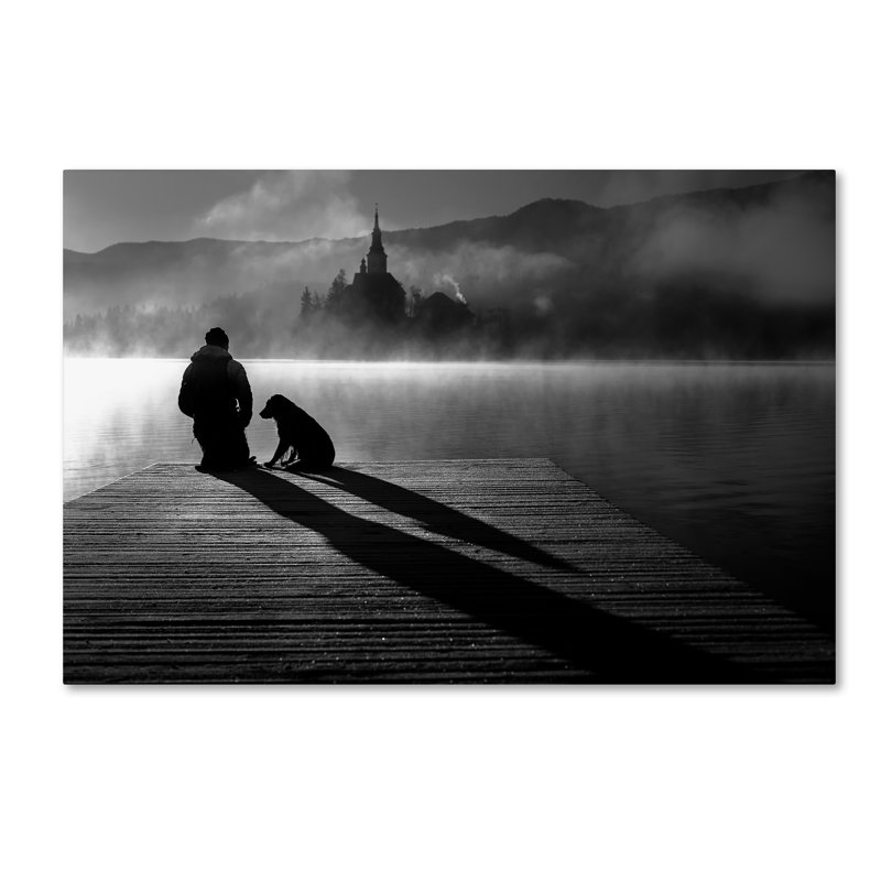 « friends forever », reproduction de photo sur toile tendue, H 22 po x l 32 po