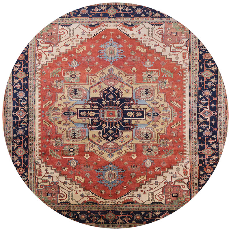 Oriental Indoor Rug, Round 7'