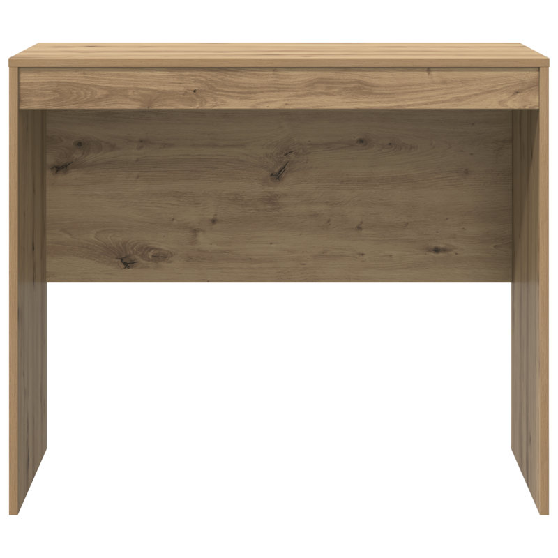Writing Desk Particle Board 76 Cm, Artisan Oak, 76cm H x 90cm W x 50cm D